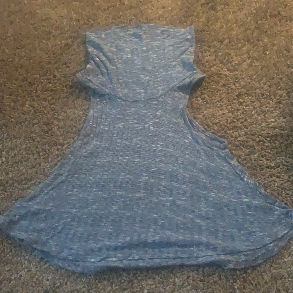 Tank Top W/ Slight Turtle Neck Action